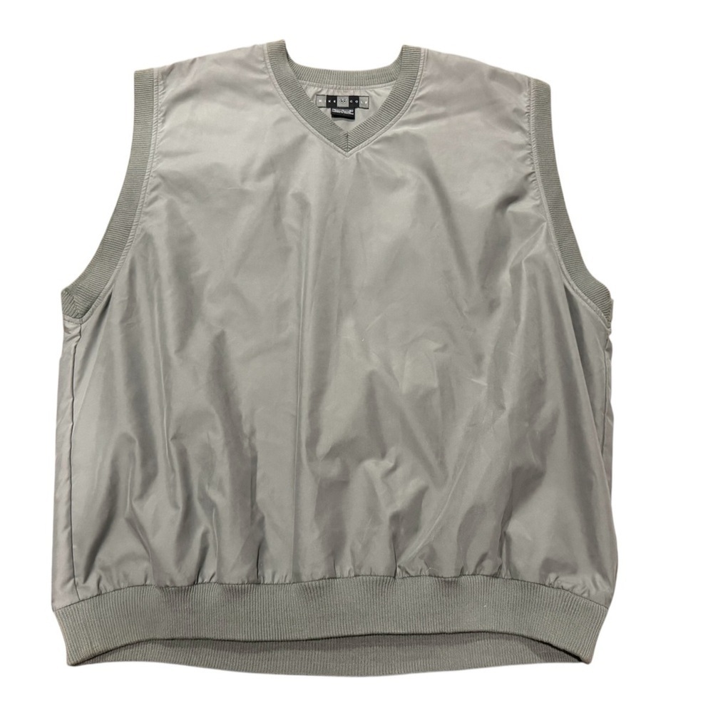Nike Golf Vest Sleeveless Mens Windbreaker Green Pullover Men's Size XL